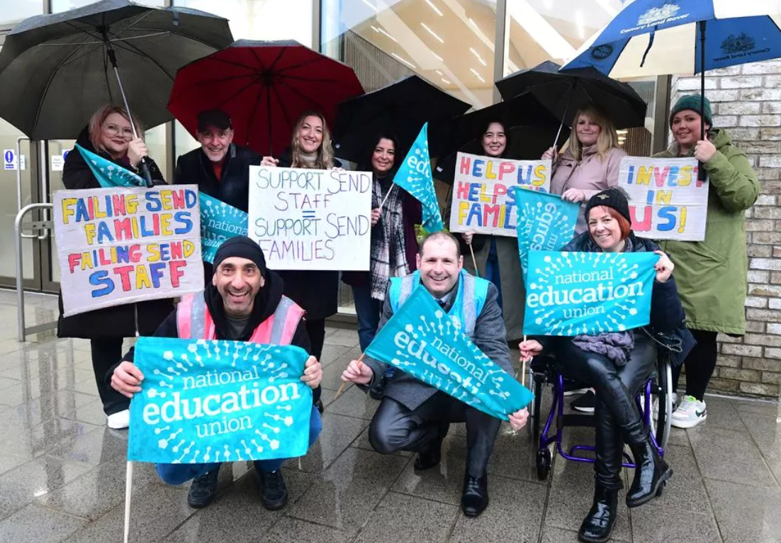 Wirral Send Team Strike
